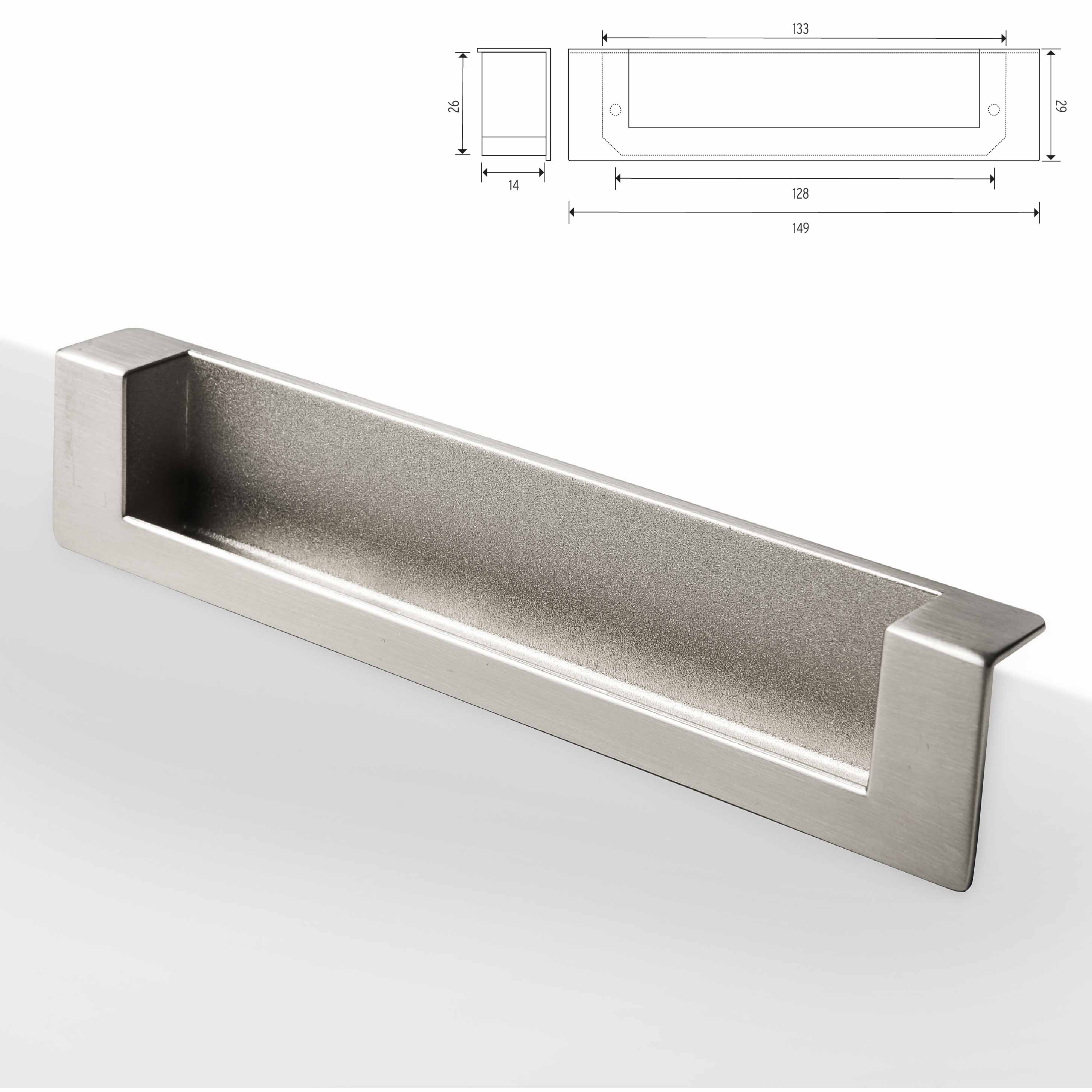 Circular Inset Handle Inset/Recessed Cabinet Handles – Elite Hardware