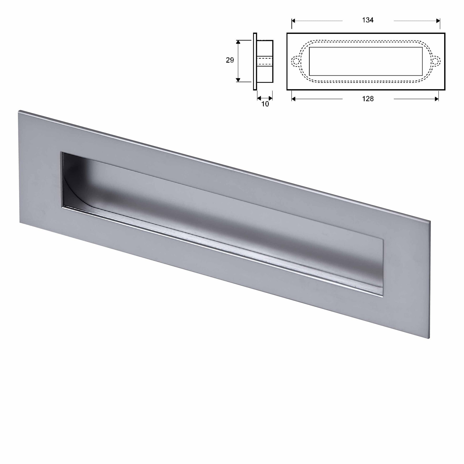 Rectangle Inset Handle – Elite Hardware